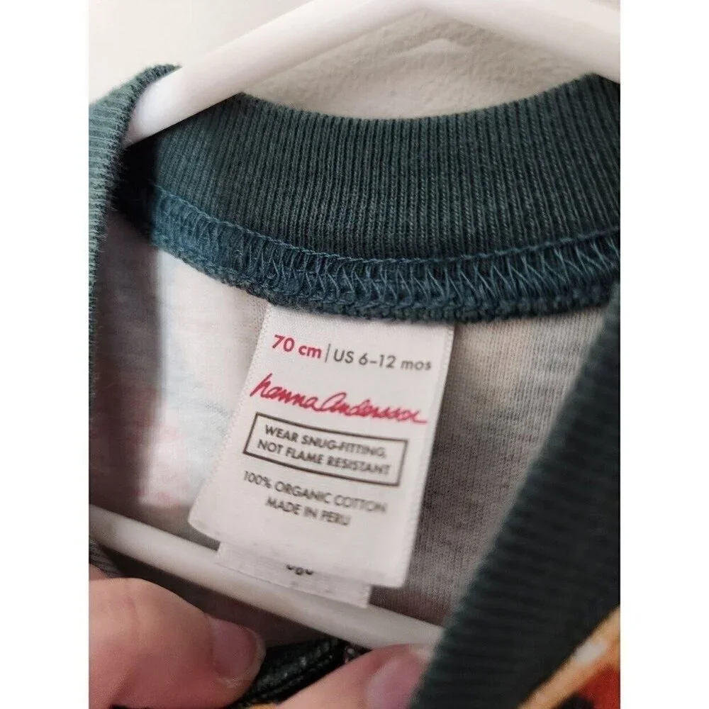 HANNA ANDERSSON Apple Zip Jammies
